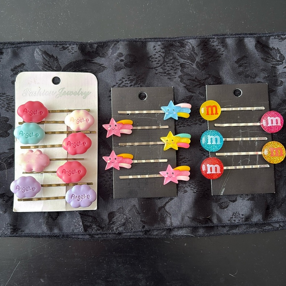 18pc Barrette Set